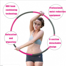 2021 Wholesale Smooth Hula Fitness Gym Detachable Hoop